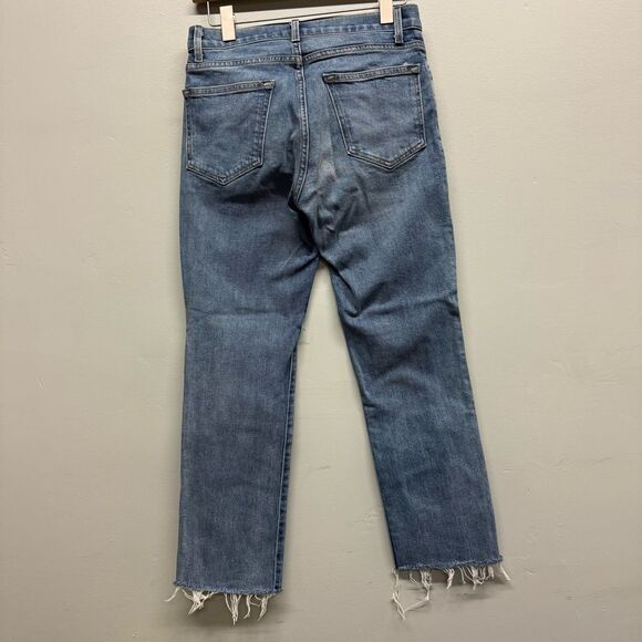 Imogene + Willie Cutoff Raw Edge Hem crop slim fit size 25 - Picture 2 of 7
